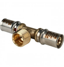 МП Тройник резьбовой пресс для металлопласта STOUT Ø16х1/2"х16 Н