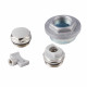 Купить Комплект для монтажа радиаторов ROYAL THERMO 1/2'' без кронштейнов, серый (НС-1156712) с доставкой