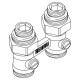 Купить Узел-мультифлекс нижней подводки REHAU прямой, Н-образный, 1/2"х3/4"ЕК, двухтрубная система (240727) с доставкой