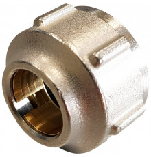 EK Фитинг-евроконус обжимной для жесткой трубки STOUT Ø15х1.0х3/4", дизайн REHAU (10/100)