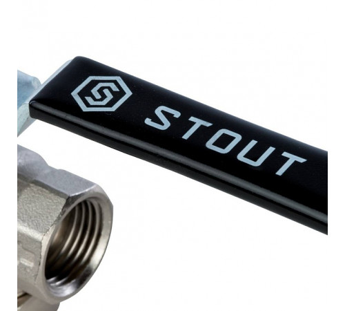 Купить Кран шаровой STOUT рукоятка 1/2" ВВ, с фильтром с доставкой