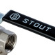 Купить Кран шаровой STOUT рукоятка 1/2" ВВ, с фильтром с доставкой