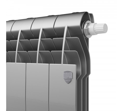 Купить Радиатор биметаллический ROYAL THERMO BILINER SILVER SATIN VR 350x6 секций (НС-1196739) с доставкой