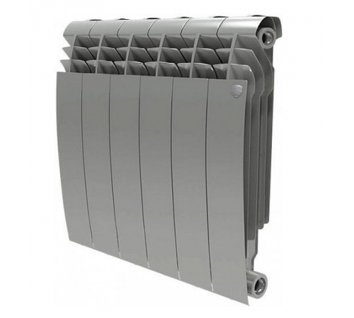 Купить Радиатор биметаллический ROYAL THERMO BILINER SILVER SATIN VR 350x6 секций (НС-1196739) с доставкой