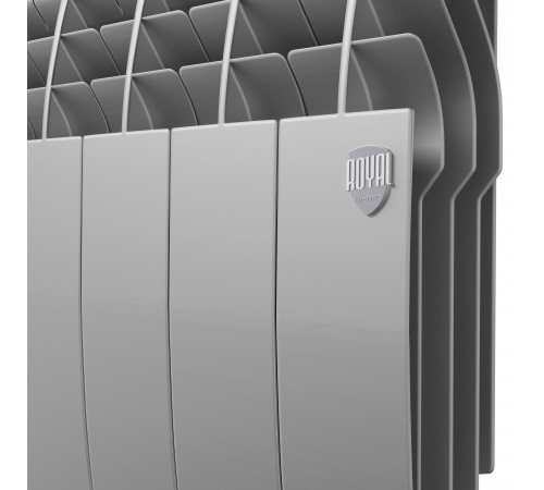 Купить Радиатор биметаллический ROYAL THERMO BILINER SILVER SATIN VR 350x6 секций (НС-1196739) с доставкой