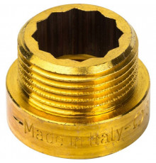Удлинитель резьбовой латунный STOUT без покрытия 3/4"x10мм ВН
