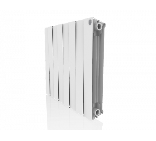 Купить Радиатор биметаллический ROYAL THERMO PIANOFORTE BIANCO TRAFFICO NEW 500x8 секций (НС-1176327) с доставкой