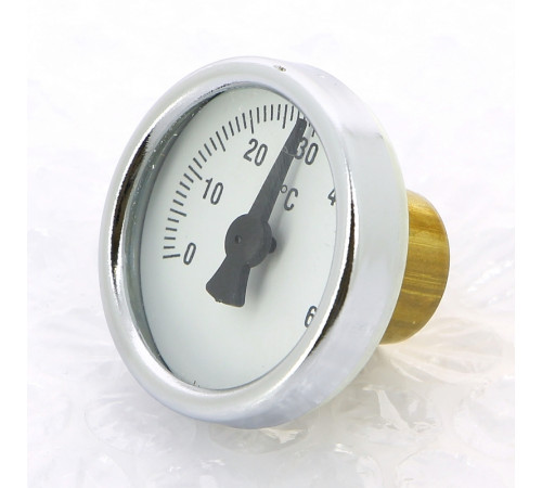 Купить Термометр биметаллический погружной UNI-FITT Ø33-1/2", +80°C с доставкой