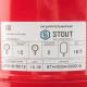 Купить Расширительный бак для отопления STOUT красный 18 л с доставкой