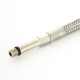 Купить UNI-FITT Гибкая подводка для смесителя МL8х1 - 1/2", 100 см, удлиненный штуцер, DN 6, оплётка из нер с доставкой