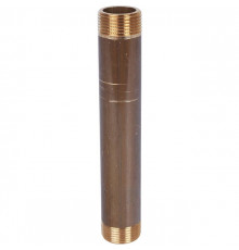 Бочонок резьбовой латунный STOUT без покрытия 3/4"x150мм