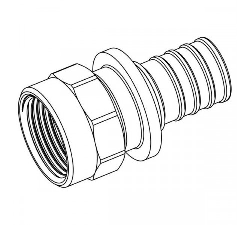 Купить СА Муфта резьбовая аксиальная REHAU RAUTITAN RX+ латунная Ø25х1/2" В (13660701001/139281) с доставкой