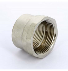 UNI-FITT Муфта переходная 1 1/2" х 1", никелированная