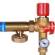 Купить НСУ Насосно-смесительный узел теплого пола STOUT ISOTHERM без насоса 1", термостат 30-50°C, 130мм с доставкой