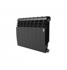Радиатор биметаллический ROYAL THERMO BILINER NOIR SABLE 350x10 секций, черный (НС-1197126)