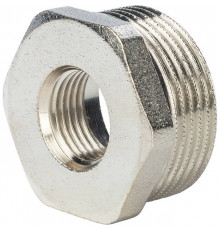 Футорка резьбовая латунная STOUT никель 2"x1/2" ВН