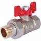 Купить Кран шаровой с американкой ROMMER бабочка 1/2" ВН с доставкой