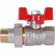 Купить Кран шаровой с американкой ROMMER бабочка 1/2" ВН с доставкой
