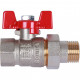 Купить Кран шаровой с американкой ROMMER бабочка 1/2" ВН с доставкой