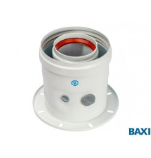 Коаксиальный адаптер BAXI для вывода трубы вверх только для ECO Classiс, ECO Nova Ø60/100 мм