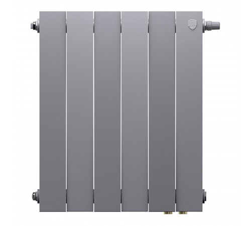 Купить Радиатор биметаллический ROYAL THERMO PIANOFORTE SILVER SATIN VDR80 500x6 секций (НС-1506373) с доставкой