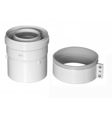Коаксиальный BAXI Ø60/100 отвод 45 o