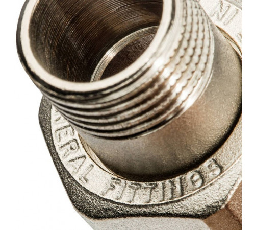 Купить Американка ПРЯМАЯ резьбовая латунная (с прокладкой o-ring) STOUT никель 1/2" ВН с доставкой