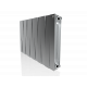Купить Радиатор биметаллический ROYAL THERMO PIANOFORTE SILVER SATIN NEW 500x12 секций, серый (НС-1176336) с доставкой