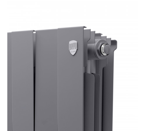 Купить Радиатор биметаллический ROYAL THERMO PIANOFORTE SILVER SATIN NEW 500x12 секций, серый (НС-1176336) с доставкой