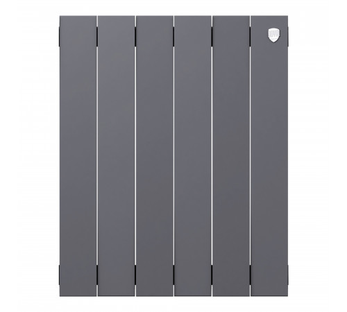 Купить Радиатор биметаллический ROYAL THERMO PIANOFORTE SILVER SATIN NEW 500x6 секций, серый (НС-1176340) с доставкой
