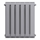 Купить Радиатор биметаллический ROYAL THERMO PIANOFORTE SILVER SATIN NEW 500x6 секций, серый (НС-1176340) с доставкой