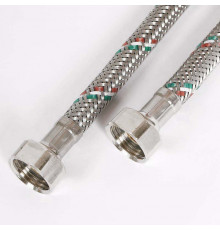 UNI-FITT Гибкая подводка ВВ 1/2", 120 см, DN 8, оплётка из нерж. стали