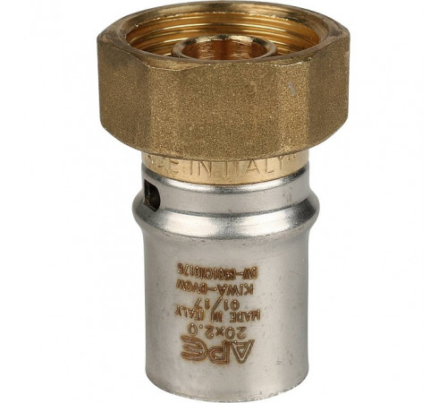 Купить МП Муфта с накидной гайкой пресс для металлопласта STOUT Ø20х3/4" с доставкой