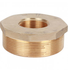 Футорка резьбовая латунная STOUT без покрытия 3"x11/4" ВН