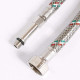 Купить UNI-FITT Гибкая подводка для смесителя МL10х1 - 1/2", 100 см, удл. штуцер, DN 8, оплётка из нерж. ст с доставкой