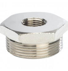 Футорка резьбовая латунная STOUT никель 11/4"x1/2" ВН