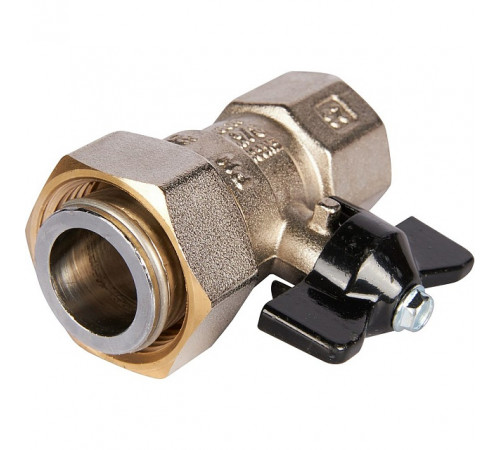 Купить Кран шаровой STOUT бабочка 1"х3/4" В, с накидной гайкой с доставкой