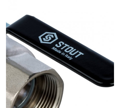 Купить Кран шаровой STOUT рукоятка 11/4" ВВ, полнопроходной с доставкой