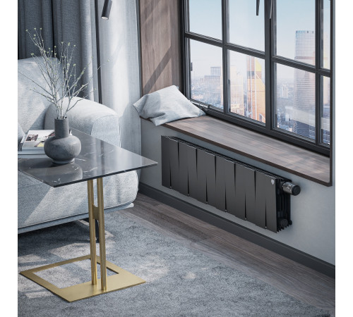 Купить Радиатор Royal Thermo PianoForte 200 /Noir Sable - 12 секц. VDR с доставкой