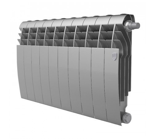 Купить Радиатор Royal Thermo BiLiner 350 /Silver Satin VDR - 10 секц. с доставкой