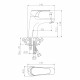 Купить Смеситель для раковины OLIVE'S EVORA 33100EV хром, латунь, уп. (10 шт) с доставкой