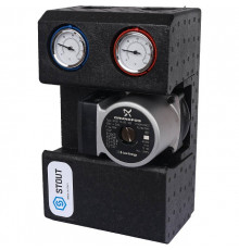 ГБМ Насосная группа STOUT без смесителя, с насосом GRUNDFOS UPSO15-65 DN20 (3/4"), прямым контуром