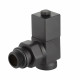 Купить Набор дизайн-вентилей Royal Thermo CUBE, угловой (черный) 1/2" (НС-1422578) с доставкой