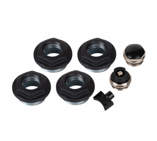 Купить Комплект монтажный Royal Thermo 1”х 1/2" черный (НС-1614222) с доставкой
