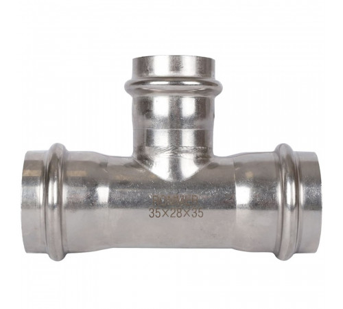 Купить Тройник переходной ВПр, 35х28х35, из нержавеющей стали прессовой ROMMER с доставкой