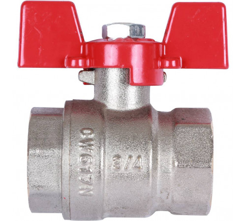 Купить Кран шаровой ROMMER бабочка 3/4" ВН с доставкой