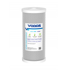 Картридж сменный угольный брикет VODOS CTO-10BB, для корпуса 10BB, для мех. и сорбцион оч