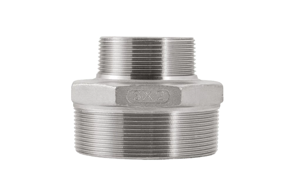 Переход резьбовой Unipump 3”НР / 2”НР нержавеющая cталь