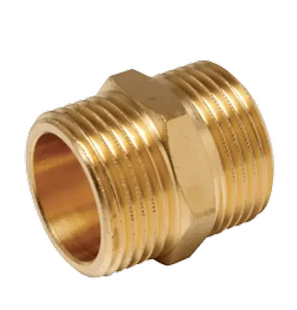 Ниппель латунный UNIPUMP 1" нр х 1" нр