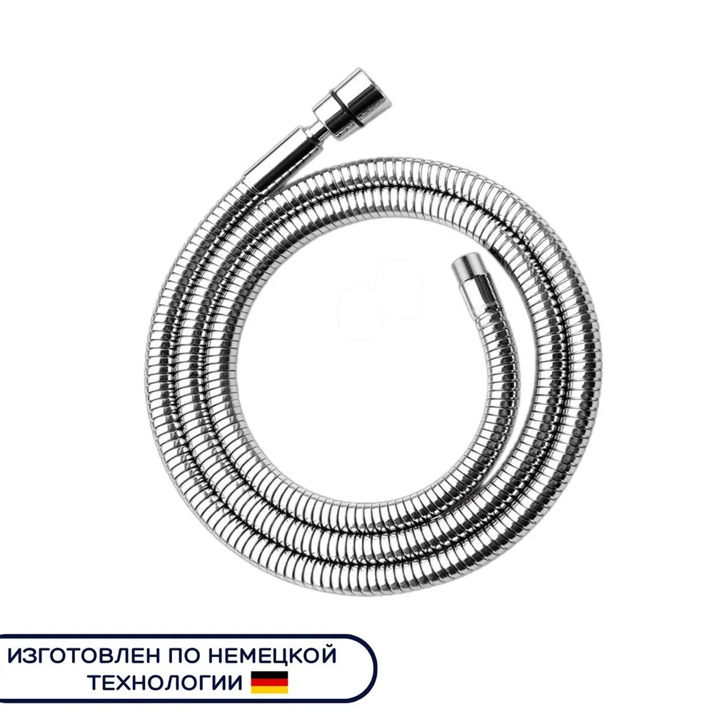 Купить Шланг для душа металлический ESSAN (KEBBI) RELAXA хром 300 см, 1/2"х3/8" гайка-штуцер/внутр. универс с доставкой